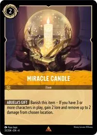 Miracle Candle (Ursula's Return) — Lorcana TCG Card Value