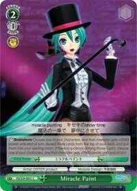 Miracle Paint (Hatsune Miku: Project DIVA F 2nd) — Weiss Schwarz Card Value