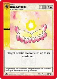 Miracle Touch (Cryptid Nation: First Edition Release Event Deck) — MetaZoo Card Value