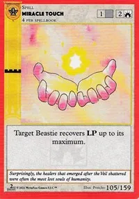 Miracle Touch (Cryptid Nation: Second Edition) — MetaZoo Card Value