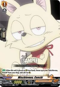 Mischievous Conchi (D-TB03: Shaman King) — Cardfight Vanguard Card Value