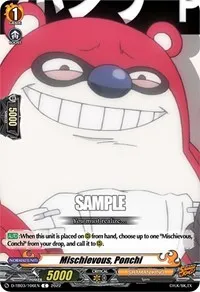 Mischievous Ponchi (D-TB03: Shaman King) — Cardfight Vanguard Card Value