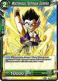 Mischievous Technique Gotenks (Malicious Machinations Pre-Release Cards)
