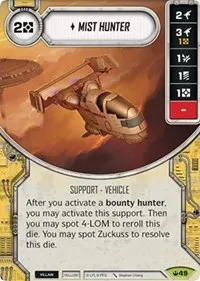 Mist Hunter (Spark of Hope) — Star Wars Destiny Card Value