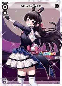 Mito Level 0 Parallel Foil (Collab Booster: Nijisanji Diva)
