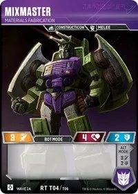 Mixmaster Materials Fabrication Wave 2A Devastator (Rise of the Combiners)