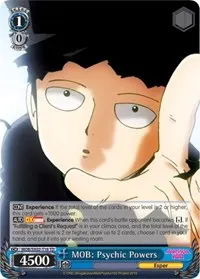 MOB Psychic Powers (Mob Psycho 100)