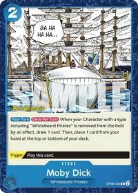 Moby Dick (Two Legends Pre-Release Cards) — One Piece Card Game Card Value