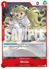 Moda (500 Years in the Future) — One Piece Card Game Card Value