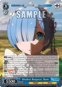 Modest Request Rem RRR (Re:ZERO)