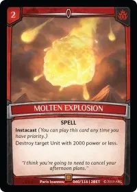 Molten Explosion (Betrayal)