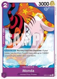 Monda (500 Years in the Future) — One Piece Card Game Card Value
