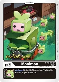 Monimon (Xros Encounter Pre-Release Cards)