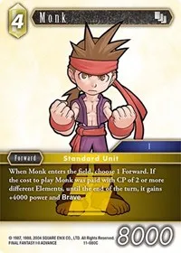 Monk 11 080C (Opus XI) — Final Fantasy TCG Card Value