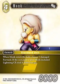 Monk (Opus VII) — Final Fantasy TCG Card Value