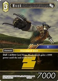 Monk (Opus X) — Final Fantasy TCG Card Value