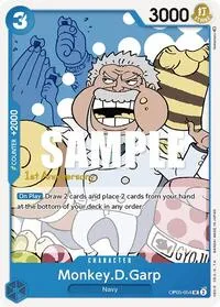 MonkeyDGarp (Awakening of the New Era: 1st Anniversary Tournament Cards) — One Piece Card Game Card Value