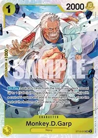 MonkeyDGarp (Ultra Deck: The Three Brothers) — One Piece Card Game Card Value