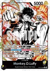MonkeyDLuffy 003 Parallel (Ultra Deck: The Three Brothers) — One Piece Card Game Card Value