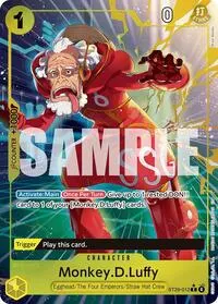 MonkeyDLuffy 012 Full Art (Starter Deck 29: Egghead)
