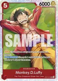 MonkeyDLuffy 014 (Starter Deck EX: Gear 5) — One Piece Card Game Card Value