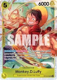 MonkeyDLuffy 015 (Ultra Deck: The Three Brothers) — One Piece Card Game Card Value