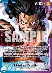 MonkeyDLuffy 040 Alternate Art (A Fist of Divine Speed)