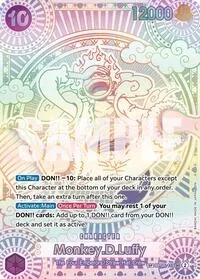 MonkeyDLuffy 119 SP (A Fist of Divine Speed) — One Piece Card Game Card Value
