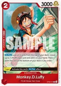 MonkeyDLuffy (Wings of the Captain) — One Piece Card Game Card Value