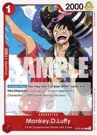 MonkeyDLuffy (Starter Deck 23: RED Shanks)