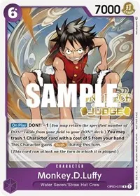MonkeyDLuffy Judge Pack Vol 2 (One Piece Promotion Cards)