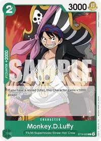 MonkeyDLuffy ST16 005 (Starter Deck 16: GREEN Uta)