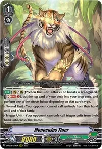 Monoculus Tiger (D-VS06: V Clan Collection Vol.6) — Cardfight Vanguard Card Value