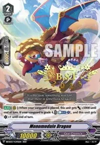 Monomodule Dragon (Bushiroad Event Cards) — Cardfight Vanguard Card Value