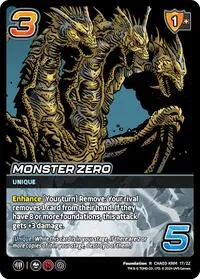 Monster Zero (Challenger Series: Godzilla) — UniVersus Card Value