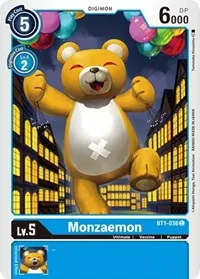 Monzaemon (Release Special Booster 1.0) — Digimon Card Game Card Value