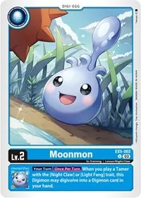 Moonmon (Animal Colosseum) — Digimon Card Game Card Value