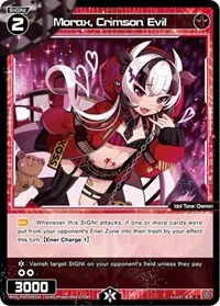 Morax Crimson Evil (Vertex Diva) — WIXOSS Card Value