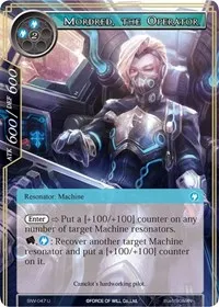 Mordred the Operator (The Strangers of New Valhalla) — Force of Will Card Value