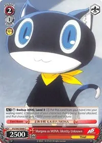 Morgana as MONA Identity Unknown (Persona 5)