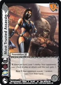 Most Trusted Assassin (Mortal Kombat X) — UniVersus Card Value