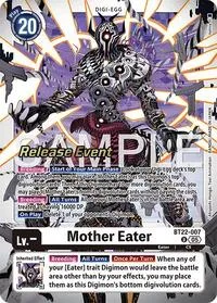 Mother Eater (Cyber Eden Release Event Cards) — Digimon Card Game Card Value