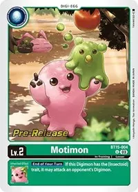 Motimon (Exceed Apocalypse Pre-Release Cards)