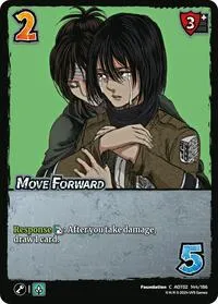 Move Forward (Attack On Titan: Origins of Power) — UniVersus Card Value
