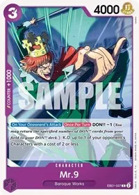 Mr 9 (Extra Booster: Memorial Collection)