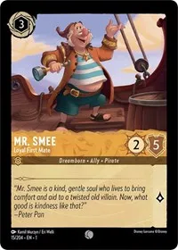 Mr Smee Loyal First Mate (The First Chapter) — Lorcana TCG Card Value