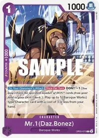 Mr1 DazBonez (Awakening of the New Era: 1st Anniversary Tournament Cards) — One Piece Card Game Card Value