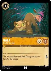 Nala Mischievous Cub (Shimmering Skies)