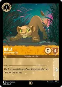 Nala Mischievous Cub (Disney Lorcana Promo Cards)