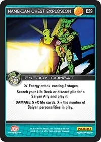 Namekian Chest Explosion (Panini: Perfection)